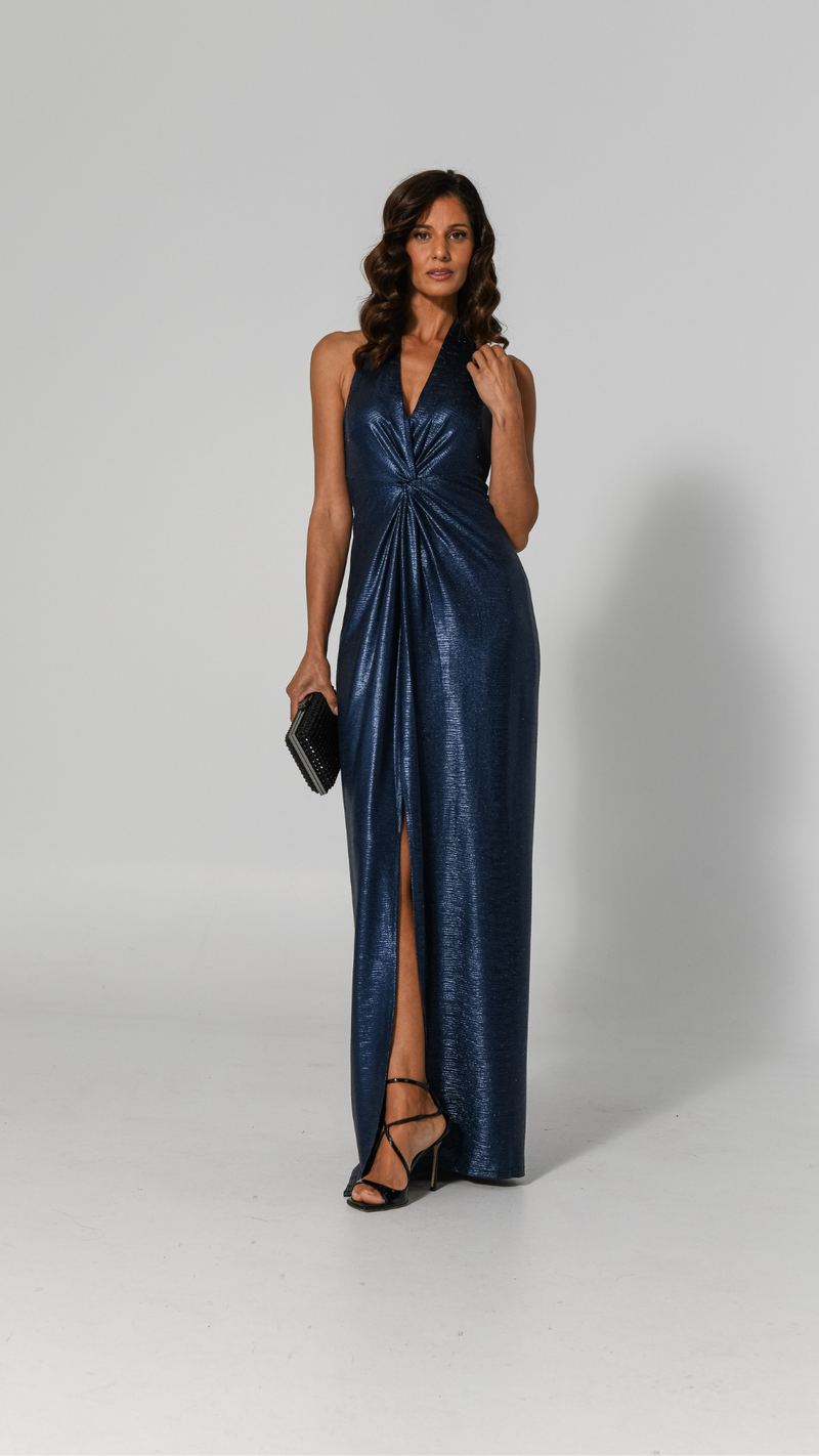 Cazinc the Label - Bardot Dress - Blue