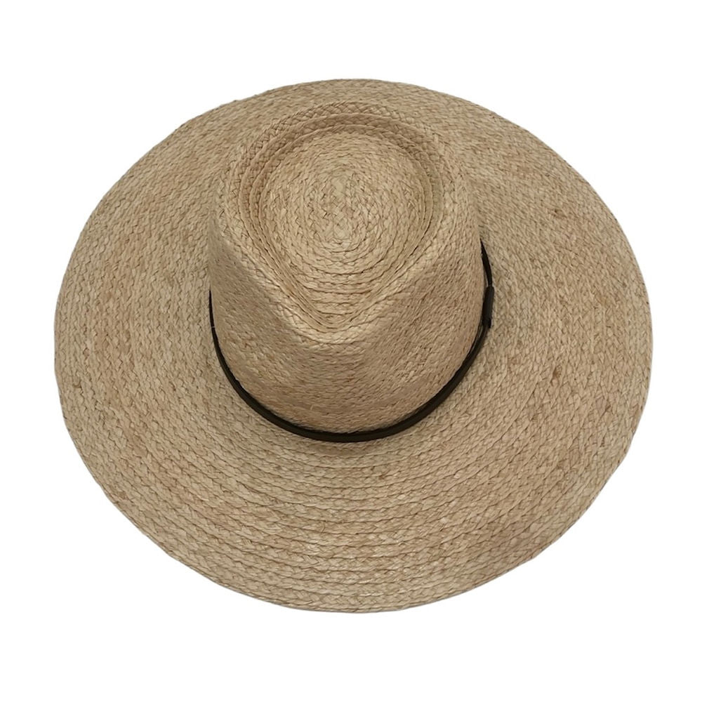 Xenia Raffia Wide Brim Fedora