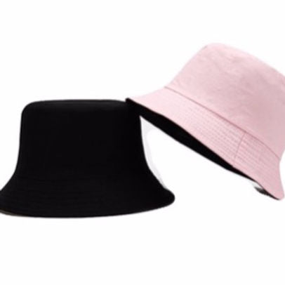 Pink & Black Bucket Hat - Age 8+