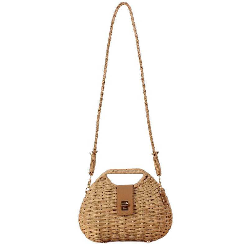 Kirsten Straw Event Bag