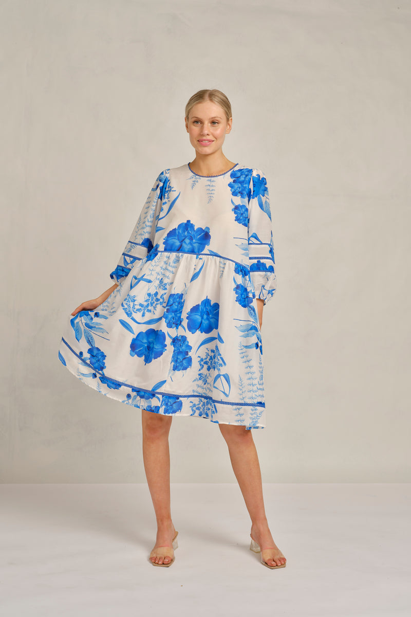 Alessandra - Holly Dress - Blue Quartz