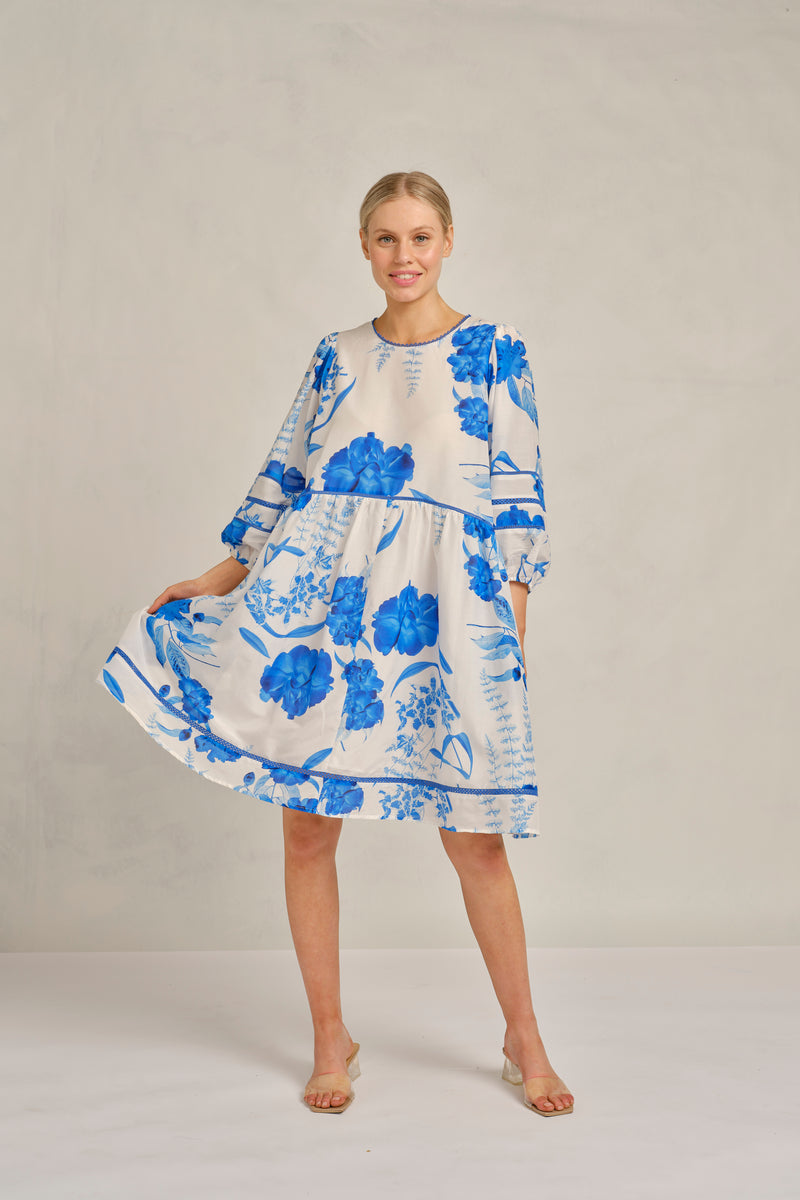 Alessandra - Holly Dress - Blue Quartz