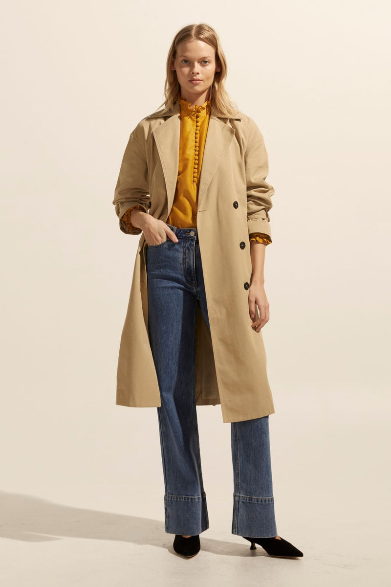 Zoe Kratzmann Agent Coat Front