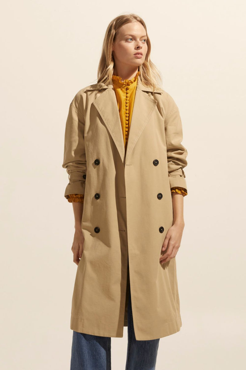 Zoe Kratzmann Agent Coat Front