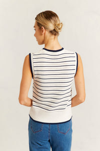 Alessandra - Alyssa Cotton Knit Vest