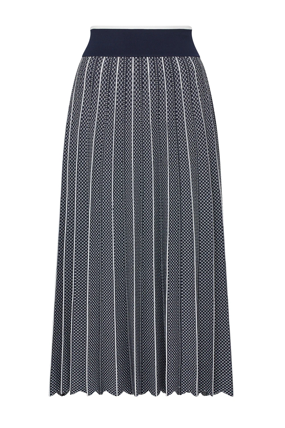 Cable - Astoria Crepe Skirt - Navy