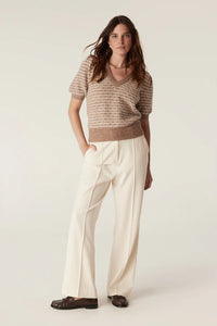 Cable - Annika Mohair Top - Latte