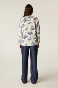 Cable - Hayes Mohair Jumper - Blue Print