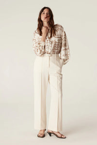 Cable - Tate Wide Leg Pant - Ivory