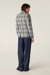 Cable - Alix Jacket - Navy Check