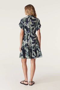 Cable - Havana Frill Dress - Navy Floral