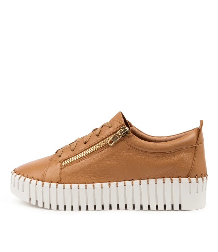 Bump Sneakers - Dark Tan