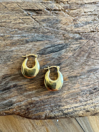 Gold Hoop Earrings Thai