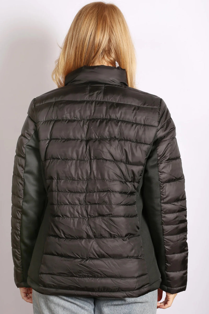 Short Puffer Jacket - Black