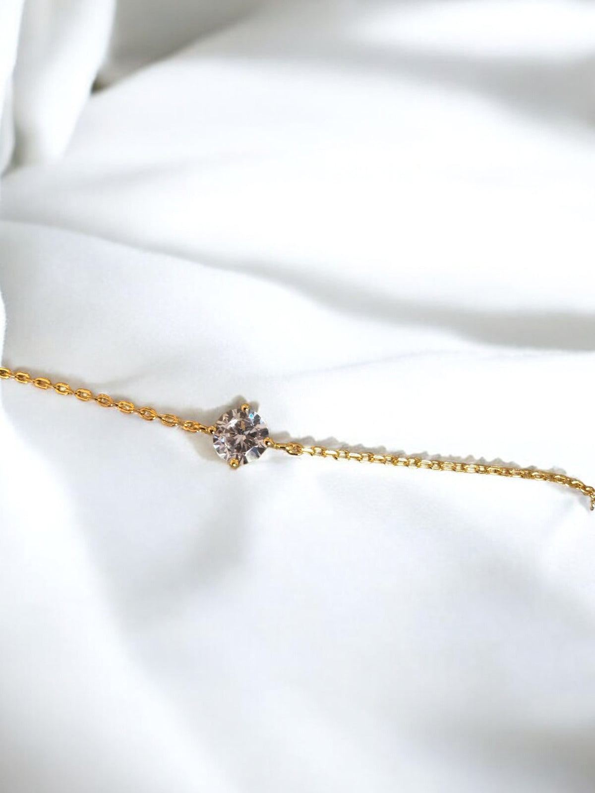 Gold Zirconia Bracelet