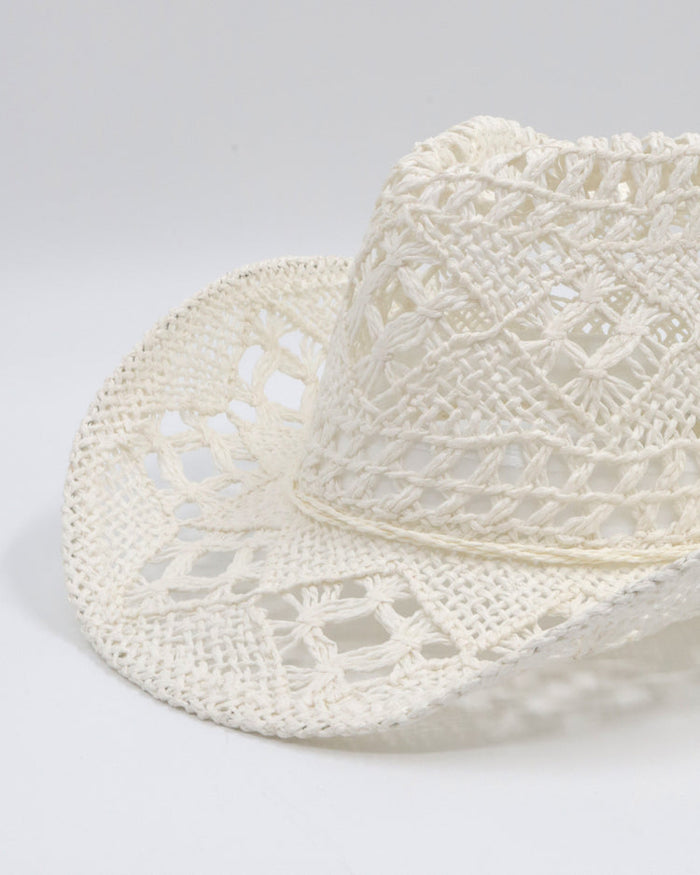 Ford Millinery - Navada Cowboy Hat - White