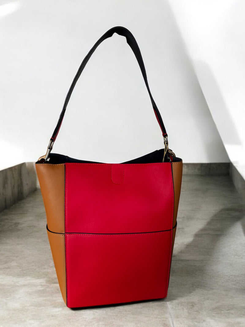 Makeda - Leather Handbag - Bucket Style