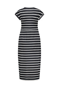 Knewe - Parker Dress - Black Stripe