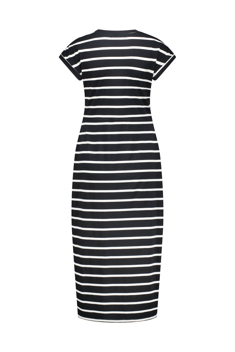 Knewe - Parker Dress - Black Stripe