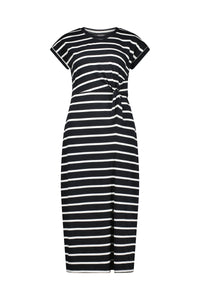 Knewe - Parker Dress - Black Stripe