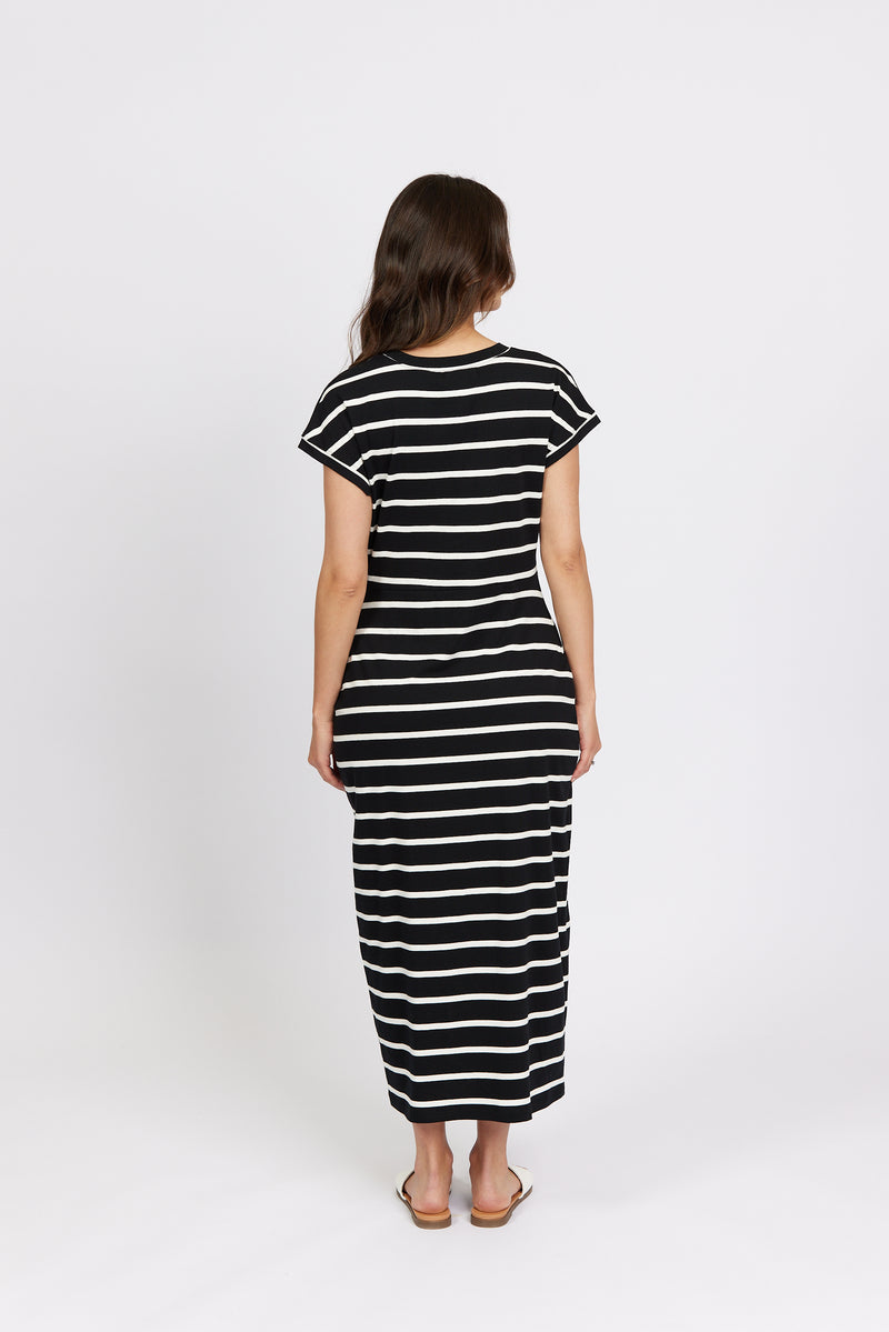 Knewe - Parker Dress - Black Stripe