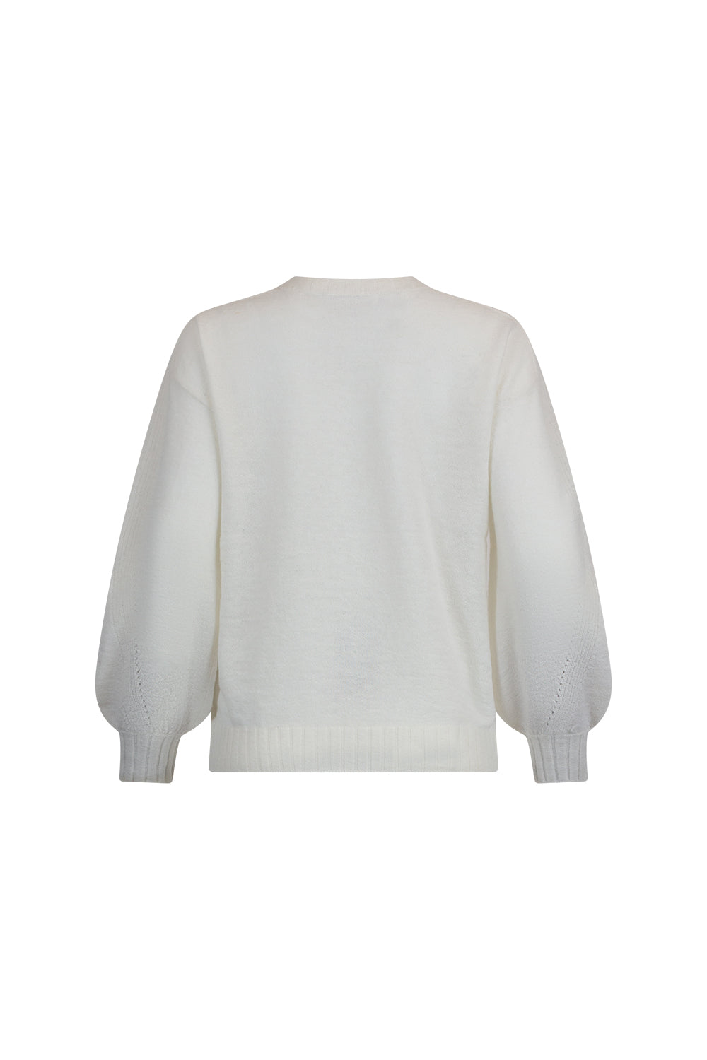 Loobies Story - V Neck Sweater - Winter White