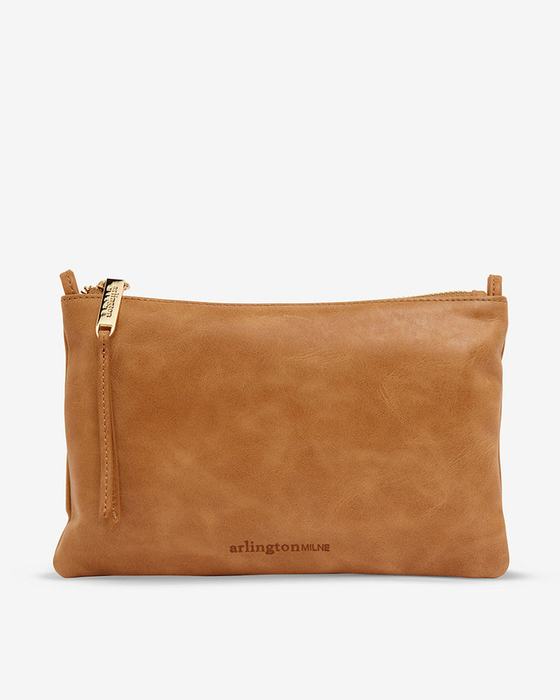 Arlington Milne - Molly Crossbody Bag - Vintage Tan