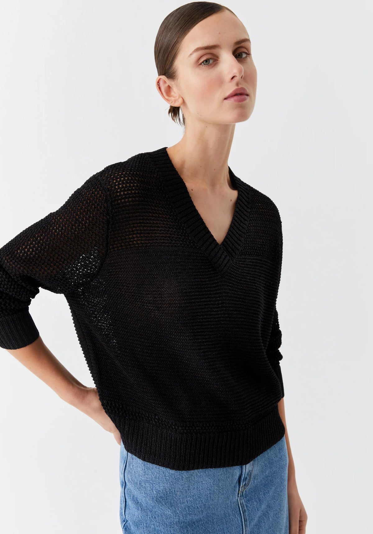 Morrison - Emme Knit Pullover Black