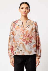 Once Was Altair Cotton Silk Top Front