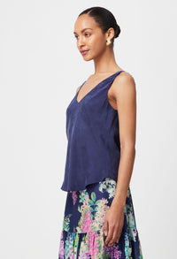 Once Was - Delray Reversible Cupro Cowl Cami