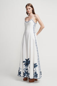 Hansen & Gretel - Pepper Maxi Dress - Blue Hawaiian