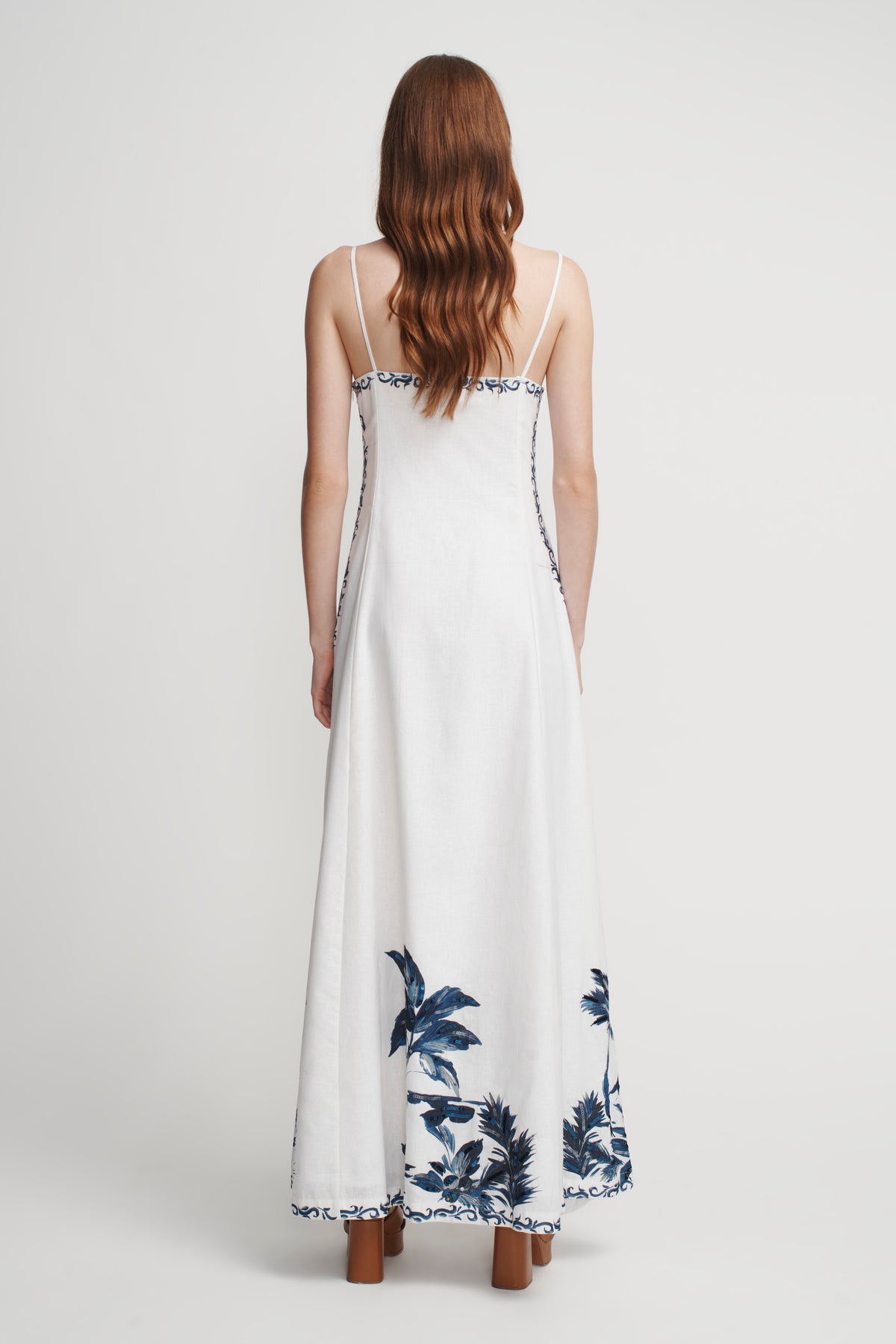 Hansen & Gretel - Pepper Maxi Dress - Blue Hawaiian