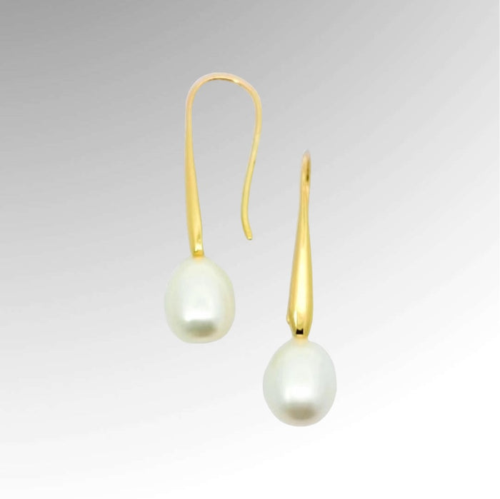 Baroque Pearl Solid Drop Earrings