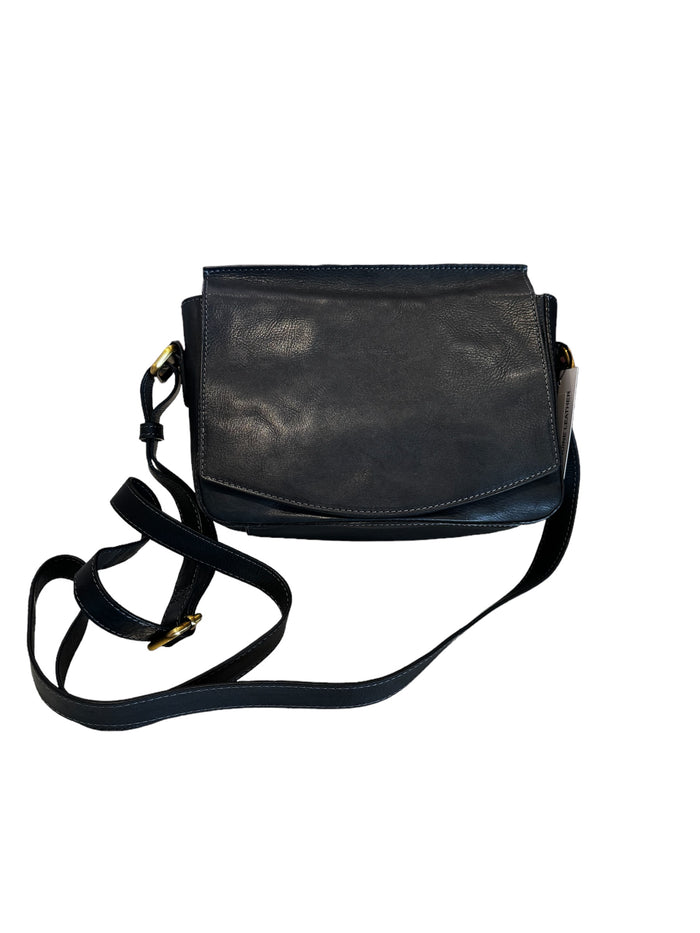 Eleanor Crossbody with Flap - Navy