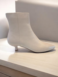 Cemila Cream Leather Boot