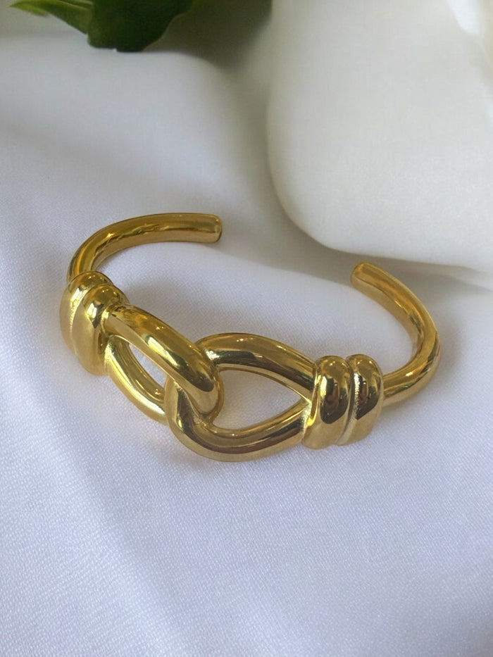 Gold Knot Cuff