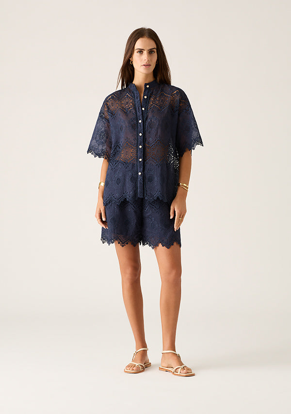 Mos - Mariana Embroidered Blouse