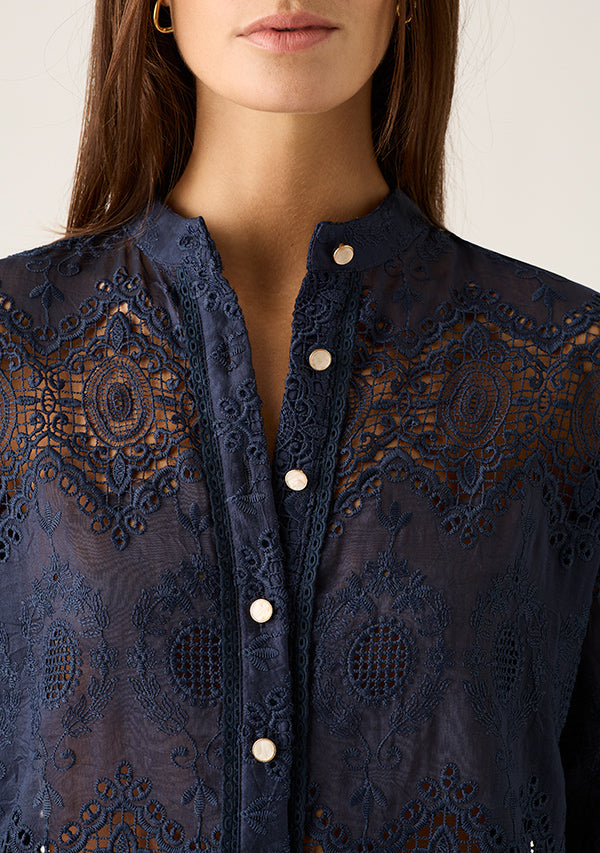 Mos - Mariana Embroidered Blouse