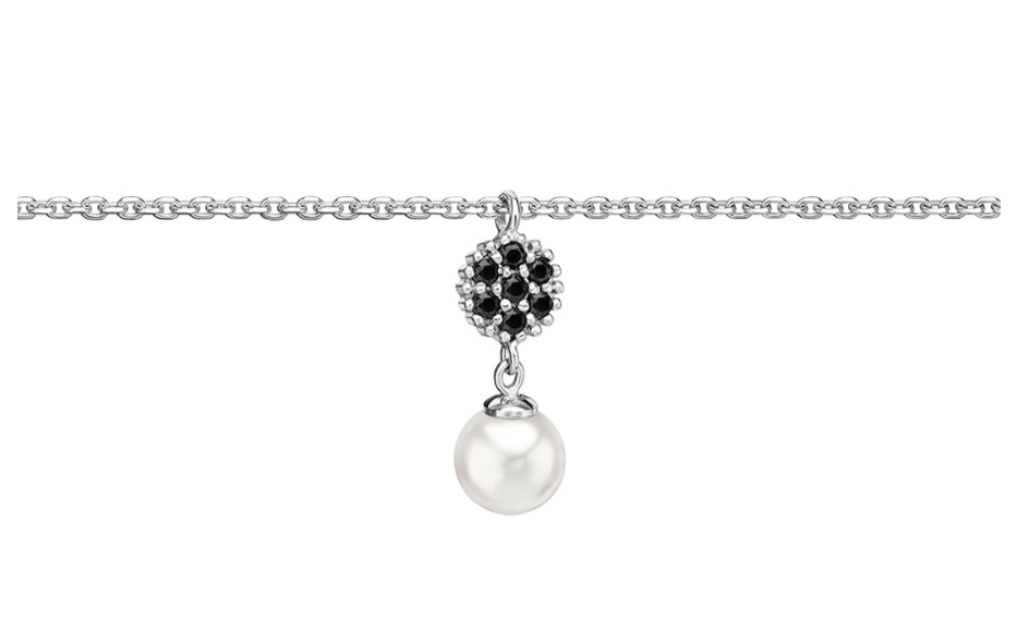 Pearl & CZ Necklace