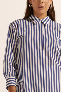 Zoe Kratzmann Agile Top - Navy Stripe