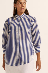 Zoe Kratzmann Agile Top - Navy Stripe