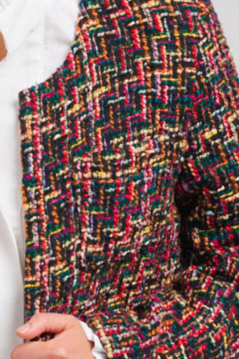 Shirty The Audrey Boucle Jacket - Multi Coloured