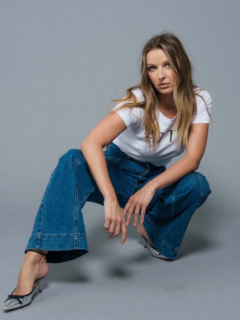 Atte The Label - Claudia 90s Supermodel Blue Jeans