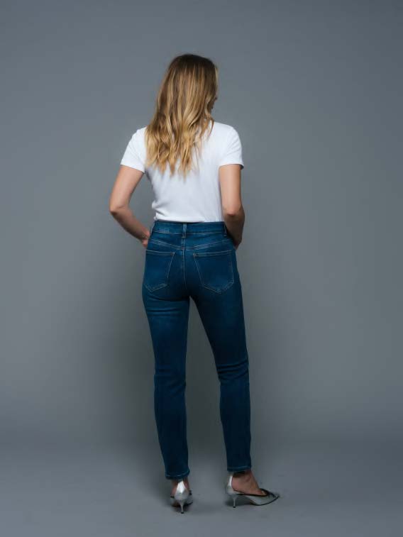 Atte The Label - Christy 90s Supermodel Blue Jeans