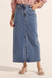 Zoe Kratzmann - Meridian Skirt - Mid Wash