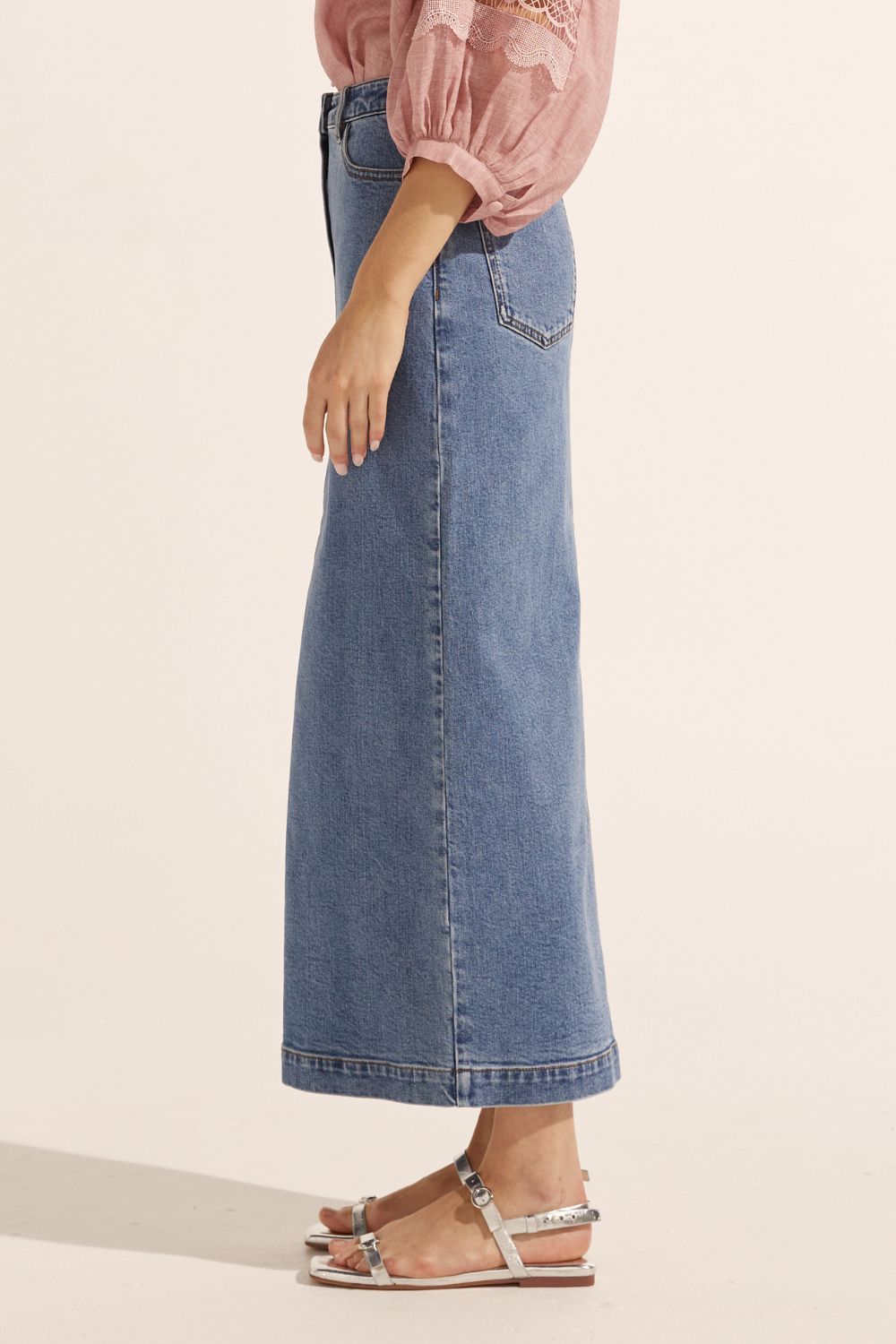 Zoe Kratzmann - Meridian Skirt - Mid Wash