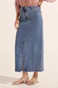 Zoe Kratzmann - Meridian Skirt - Mid Wash