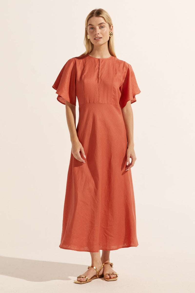 Zoe Kratzmann - Pavillion Dress in Nectarine