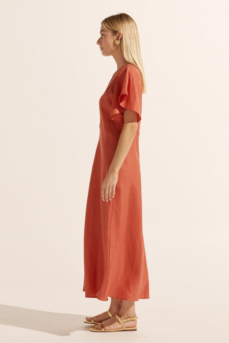 Zoe Kratzmann - Pavillion Dress in Nectarine