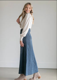 Katherine Long Denim Skirt